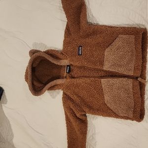 TWO coats! Gap rain coat 18-24 month & Patagonia fleece  size 12-18 months